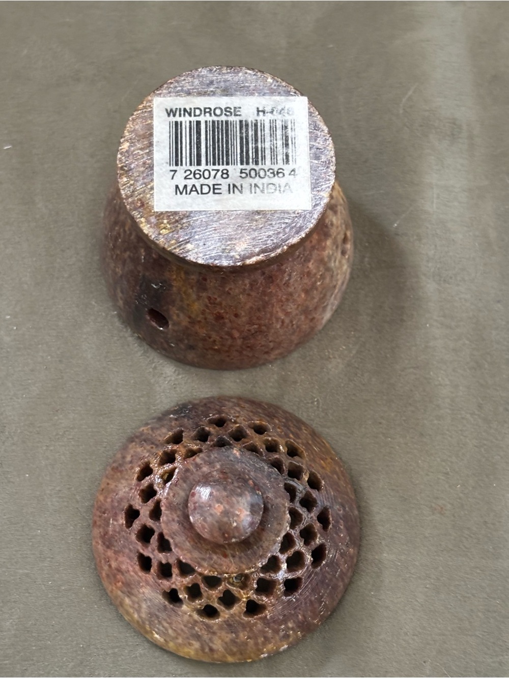 Boho Spiritual Cleansing Kit Soapstone Dome Burner + Sandalwood Incense Gift Set - Picture 7 of 16
